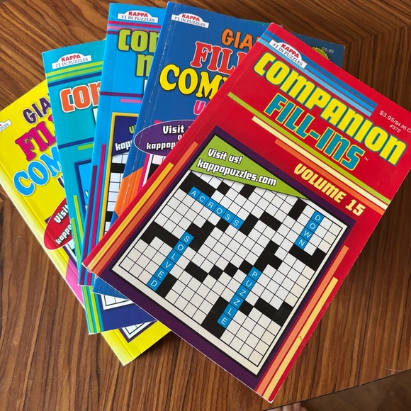 kappa Other - 👛 (ANY 2/$15) Bundle of KAPPA Companion Fill-Ins 371 Puzzles